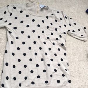 Poka dot work shirt